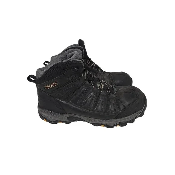 Dakota Men's 6" 2301 Aluminum Toe Comp. Plate WP Work Boots Black Size 12W/L - Picture 2 of 7